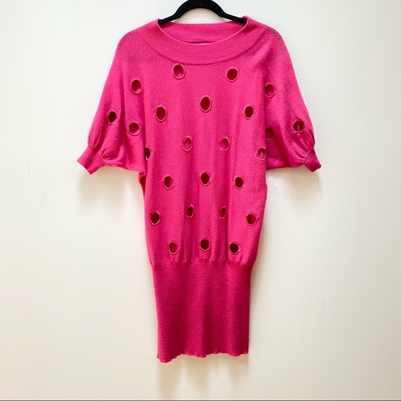 Sonia Rykiel Pink Sweater Dress - Picture 1 of 4